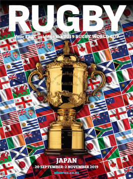 Your FREE Guide to the 2019 RUGBY WORLD CUP