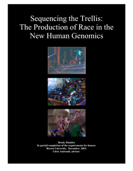 Sequencing the Trellis: the Production of Race in the New Human Genomics