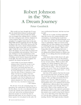 Robert Johnson in the '90S: a Dream Journey Peter Guralnick