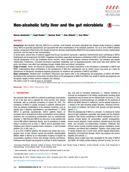 Non-Alcoholic Fatty Liver and the Gut Microbiota