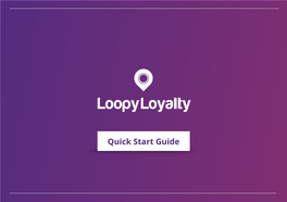 Loopy Loyalty User Guide
