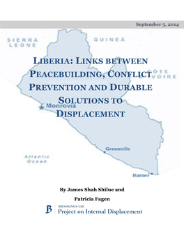 Liberia: Links Between Peacebuilding, Conflict Prevention and Durable