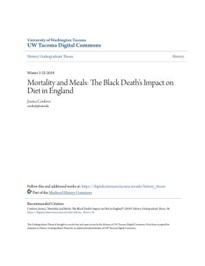The Black Death's Impact on Diet in England