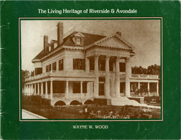 The Living Heritage of Riverside & Avondale