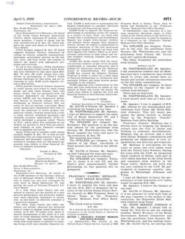 CONGRESSIONAL RECORD—HOUSE April 5, 2006