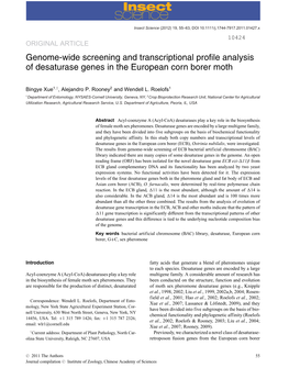 Genomewide Screening and Transcriptional Profile Analysis Of