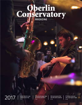 Oberlin Conservatory Magazine, 2017