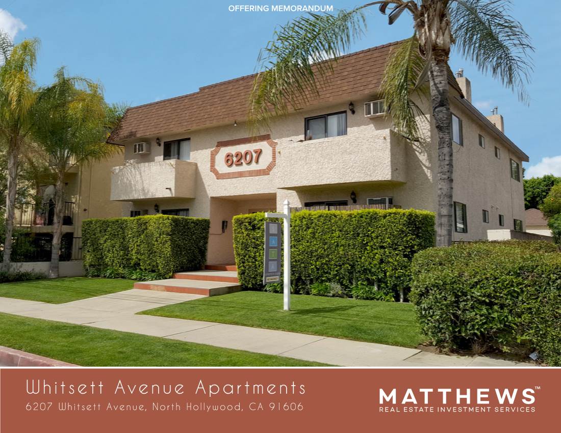 6207 Whitsett Avenue, North Hollywood, CA 91606 NORTH HOLLYWOOD, CA 91606 | 1 EXCLUSIVE LISTING AGENT