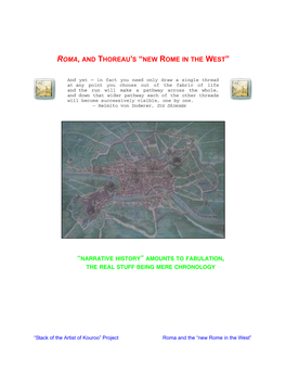 Roma, and Thoreau's “New Rome in the West”