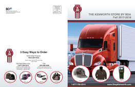 THE KENWORTH STORE by BDA Fall 2017-2018