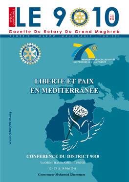 Gazette Du Rotary Du Grand Maghreb