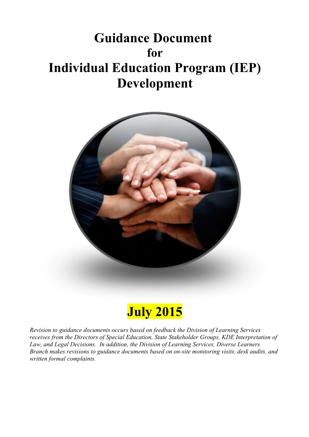 IEP Guidance Document 2011-12