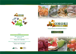 Fresh, Tasty Food from Aomori Delivered Quickly to Your Door!