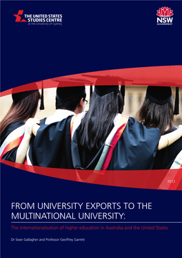 From University Exports to the Multinational University