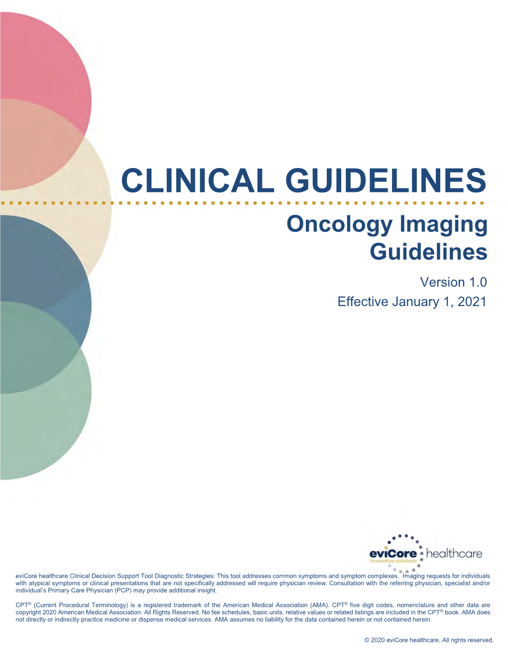 Evicore Oncology Imaging Guidelines DocsLib