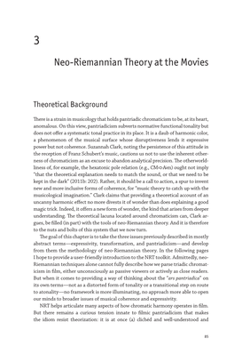 Neo- Riemannian Theory at the Movies