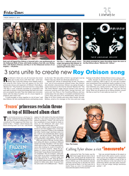 3 Sons Unite to Create New Roy Orbison Song