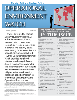 Operational Environment Watch