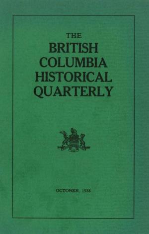 British Columbia Historical Quarterly