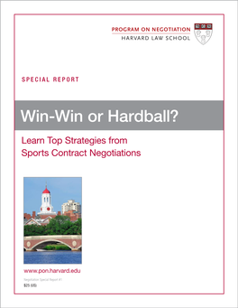 Win-Win Or Hardball?