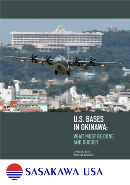 U.S. Bases in Okinawa: What Must Be Done, and Quickly