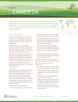 About Landesa