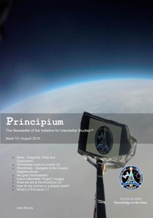 Principium the Newsletter of the Initiative for Interstellar Studies™