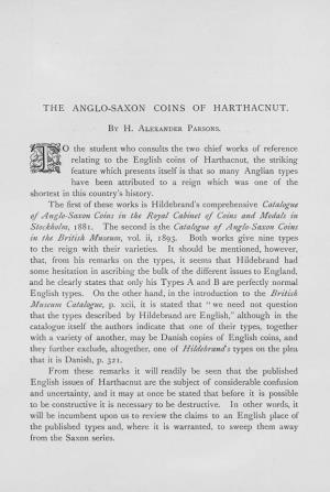 The Anglo-Saxon Coins of Harthacnut