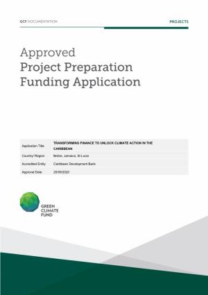 Application Title Transforming Finance to Unlock Climate Action in the Caribbean