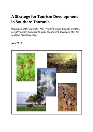 A Strategy for Tourism Development in Southern Tanzania