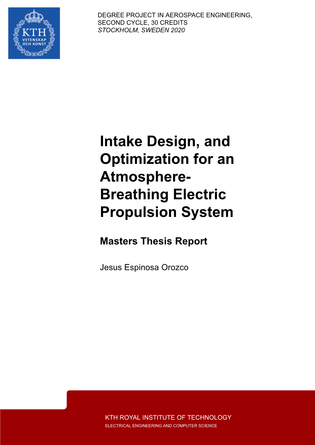 Breathing Electric Propulsion System