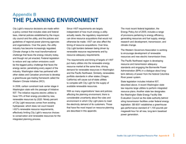 The Planning Environment