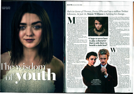 Mrmrmmm MAISIE WILLIAMS PHOTOGRAPHED by ANDY