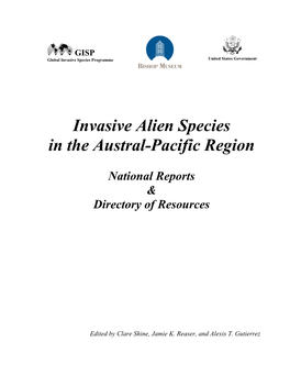 Invasive Alien Species in the Austral-Pacific Region