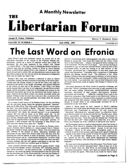 Libertarian Forum