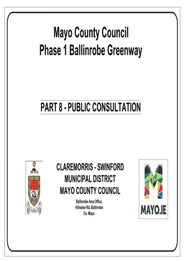 Fa-File-Pdf 1. Ballinrobe Greenway