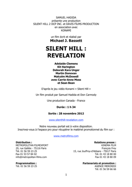 SILENT HILL REVELATION 3D Version 23102012