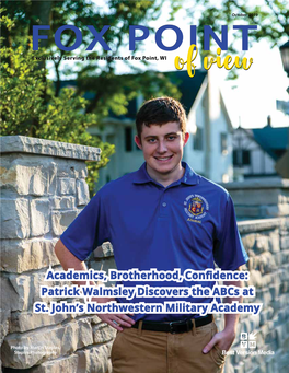 Patrick Walmsley Discovers the Abcs at St. John's Northwestern Military