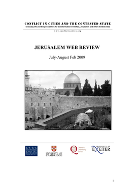 Jerusalem Web Review