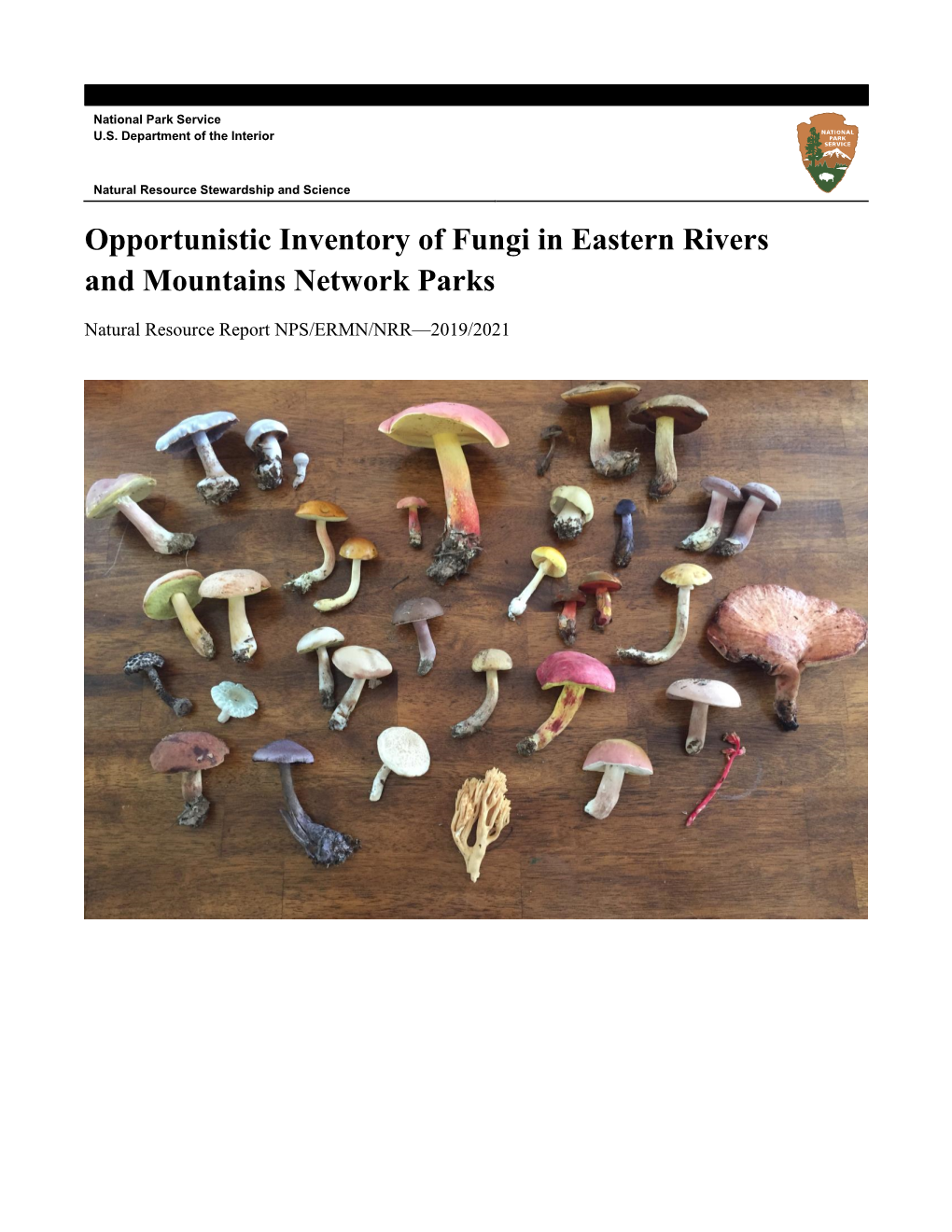 Opportunistic Inventory of Fungi in Eastern Rivers and Mountains Network Parks