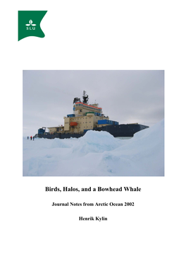 Birdlist of Arctic Ocean 2002