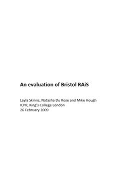 An Evaluation of Bristol Rais