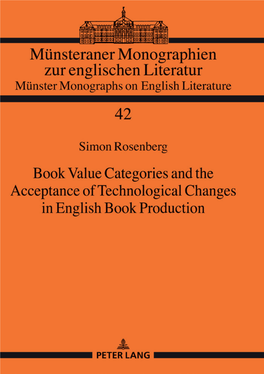 Münster Monographs on English Literature