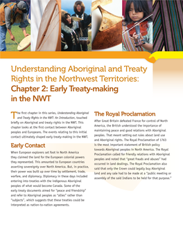 Understanding Aboriginal and Treaty Rights in the Northwest Territories: Chapter 2: Early Treaty-Making in the NWT