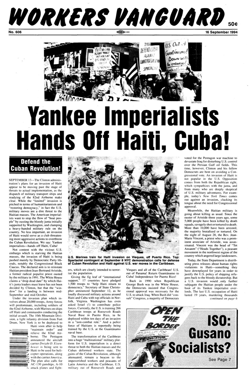 Defend the Cuban Revolution!