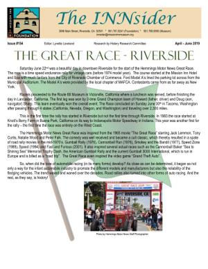 The Great Race - Riverside