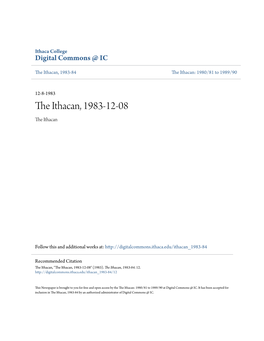 The Ithacan, 1983-12-08