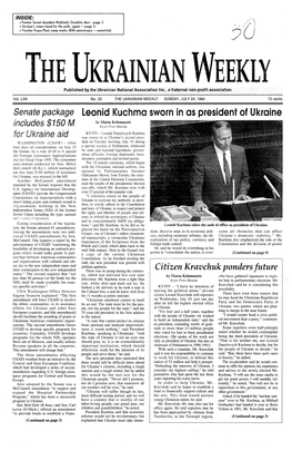 The Ukrainian Weekly 1994, No.30