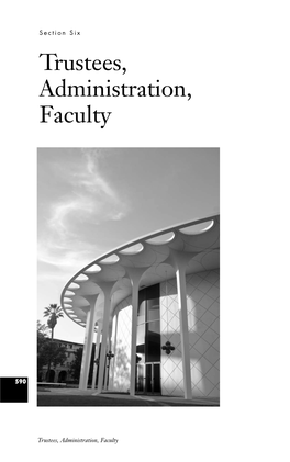 Trustees, Administration, Faculty (PDF)