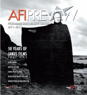 AFI PREVIEW Is Published by the American of the Dynamics of Relationships—Stars Police Go in Search of the Killer—But the Film Institute